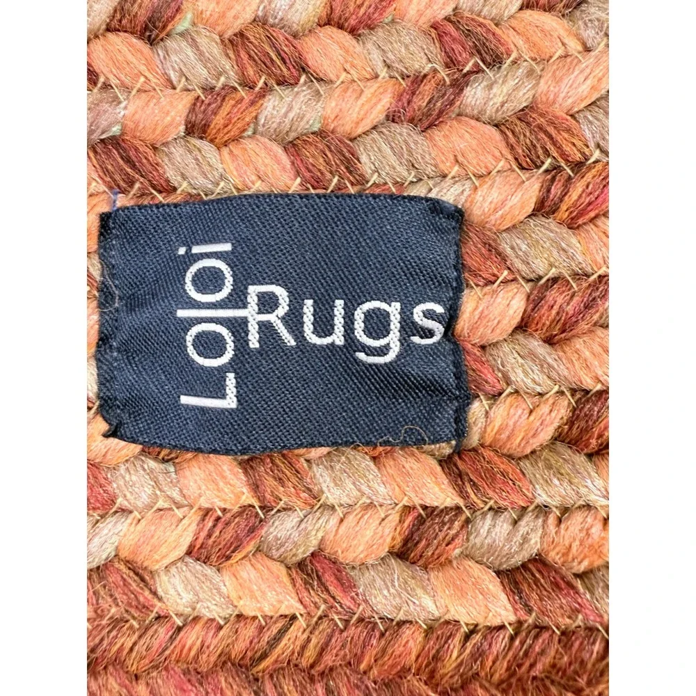 Lolo Rugs Braided Tote Bag Earth‎ Tones